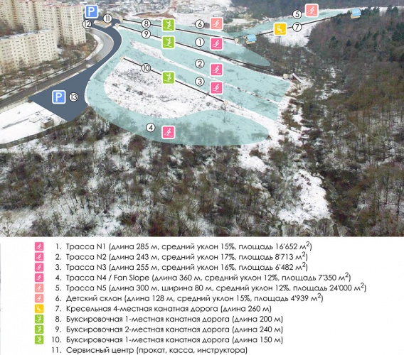 В феврале на Черневской горке откроется горнолыжная трасса